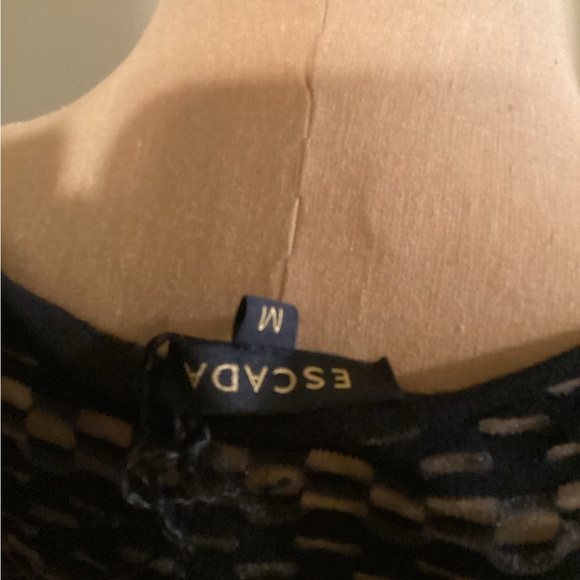 Escada sheer lace top with camisole, size M - Picture 3 of 5